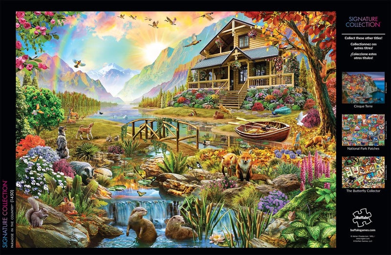Buffalo Games - Adrian Chesterman - Paradise in The Country - 1000 Piece Jigsaw Puzzle for Adults -Challenging Puzzle Perfect for Game Nights - Finished Size is 26.75 x 19.75 - Image 5